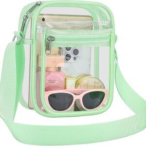 Clear Purse Bag for Stadium Events Clear Messenger Bag for Men and Women